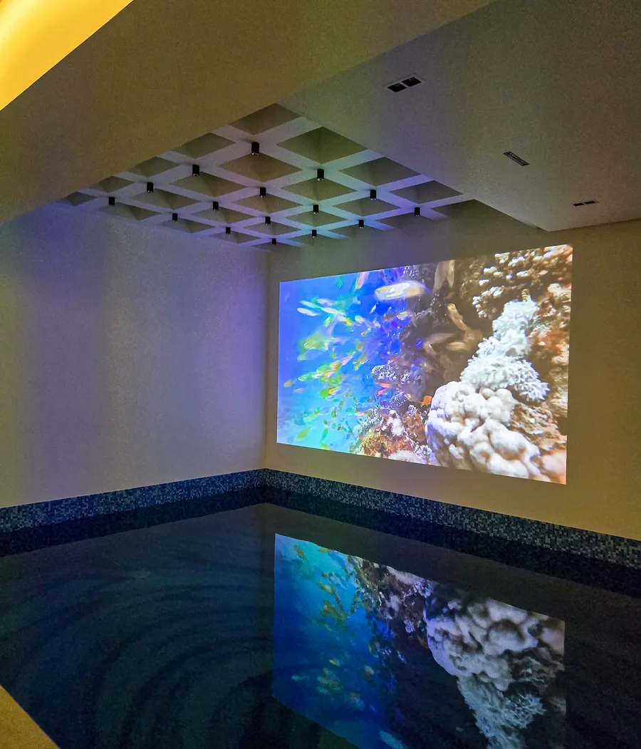 Immersive 4K Pool Lounge